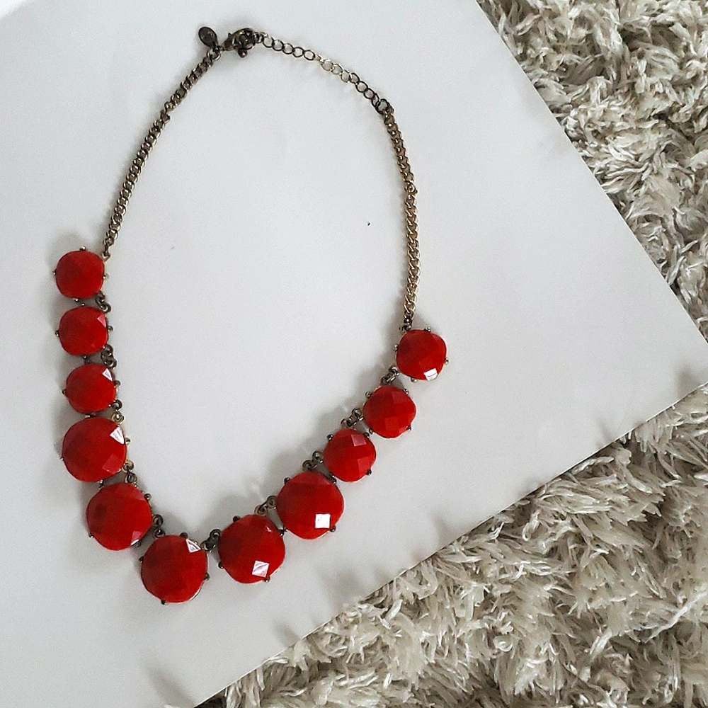 Red gem necklace